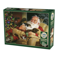 thumb-Santa's Quiet Time - puzzel van 1000 stukjes-1