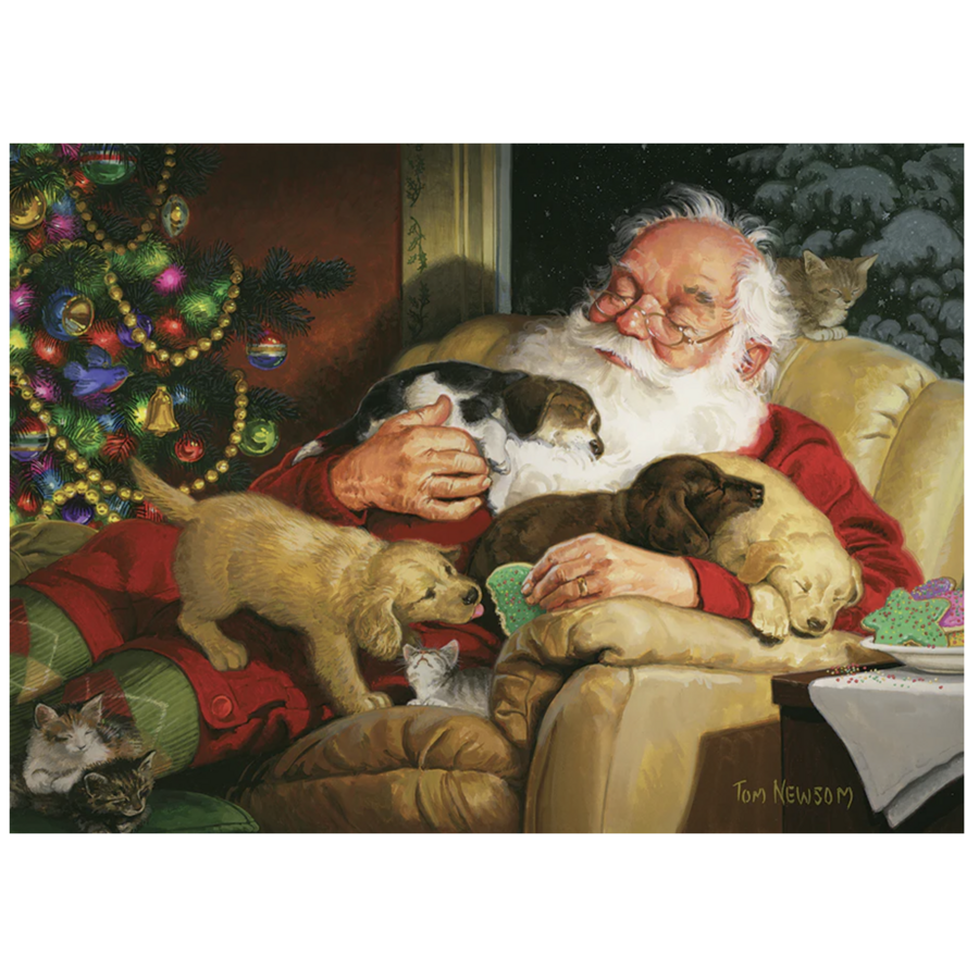 Santa's Quiet Time - puzzle of 1000 pieces-2