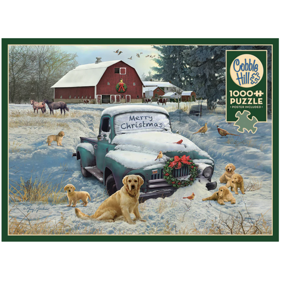 Merry Christmas - puzzel van 1000 stukjes-4