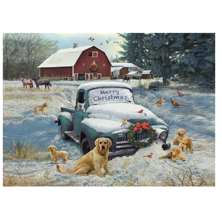 Merry Christmas - puzzel van 1000 stukjes-2