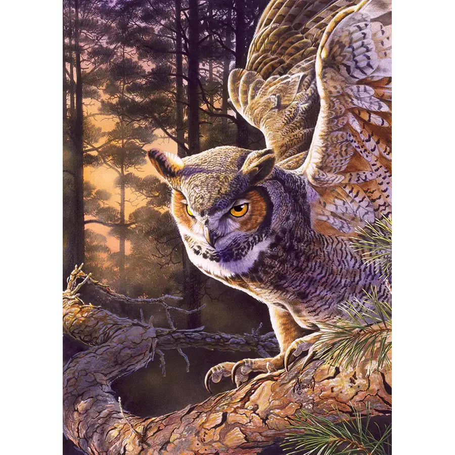 Evening Hunter - puzzle of 1000 pieces-4