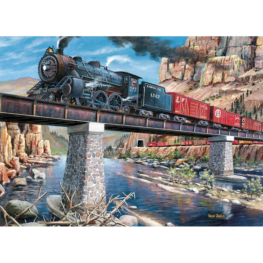 Stone, Steel and Steam- puzzel van 1000 stukjes-1