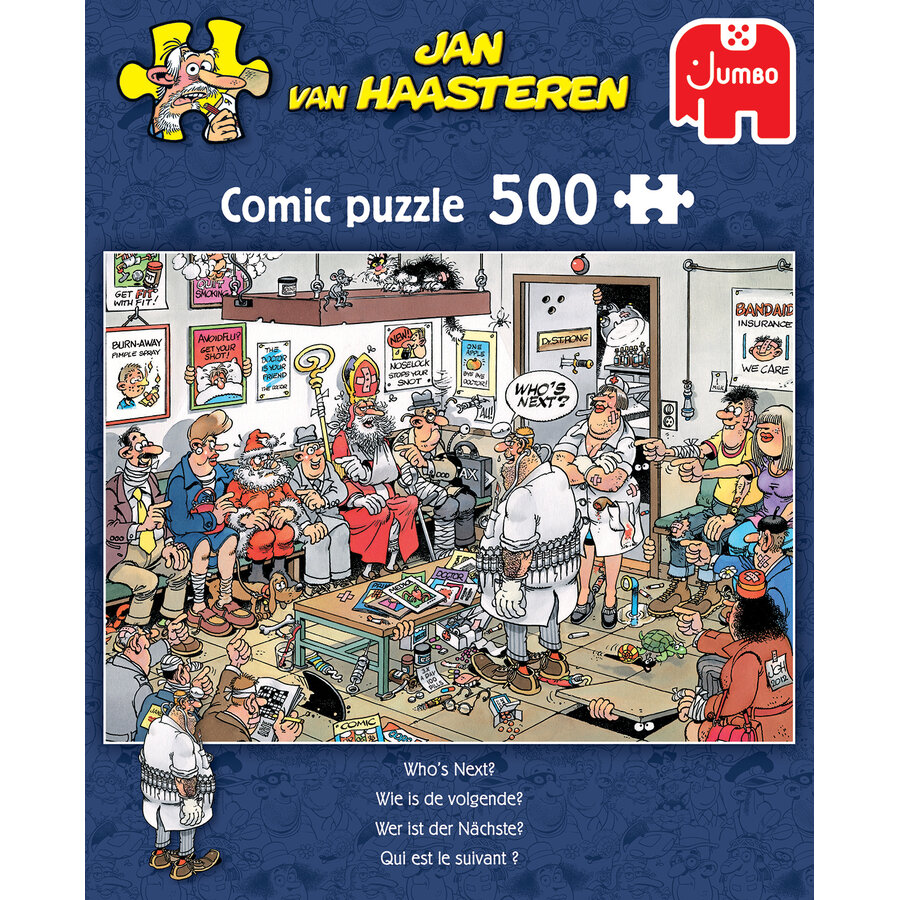 Qui est le suivant ? -  Jan van Haasteren - puzzle de 500 pièces-3