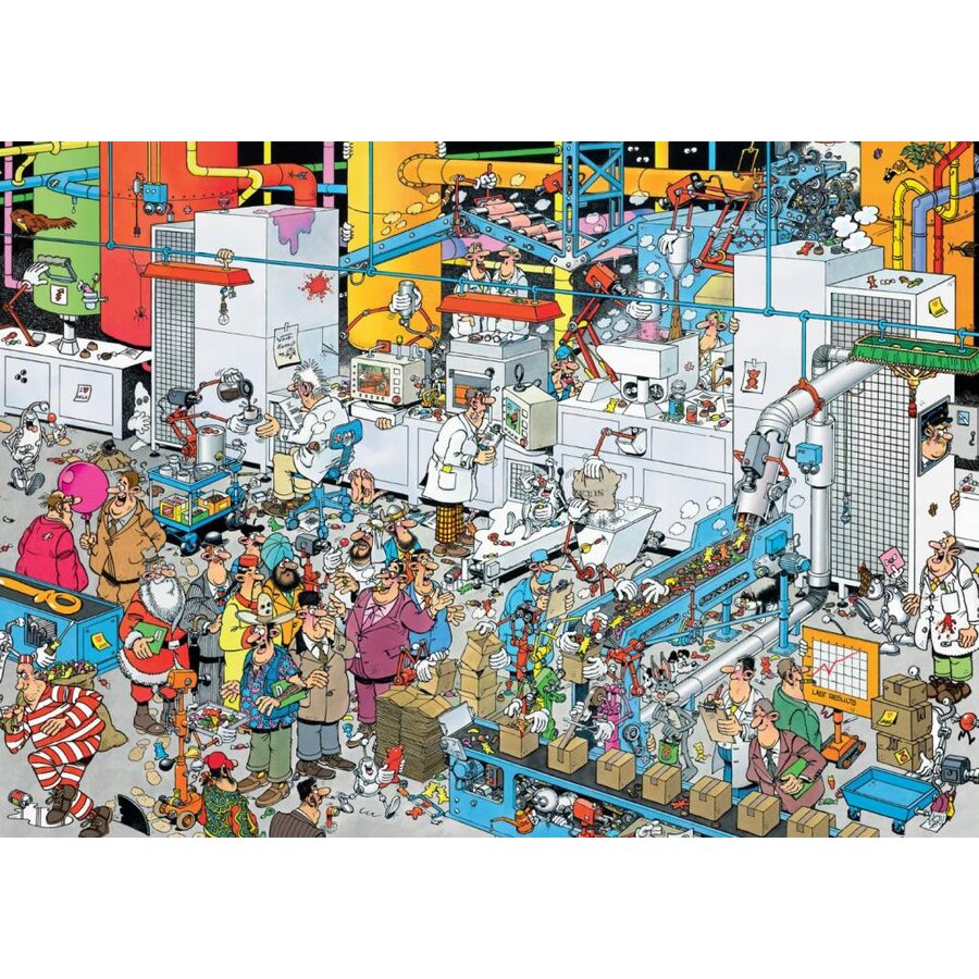 Candy Factory -  Jan van Haasteren - puzzle de 500 pièces-2