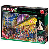 thumb-Wasgij Noël  20 - Spirits of Christmas - 2 puzzles de 1000 pièces-2