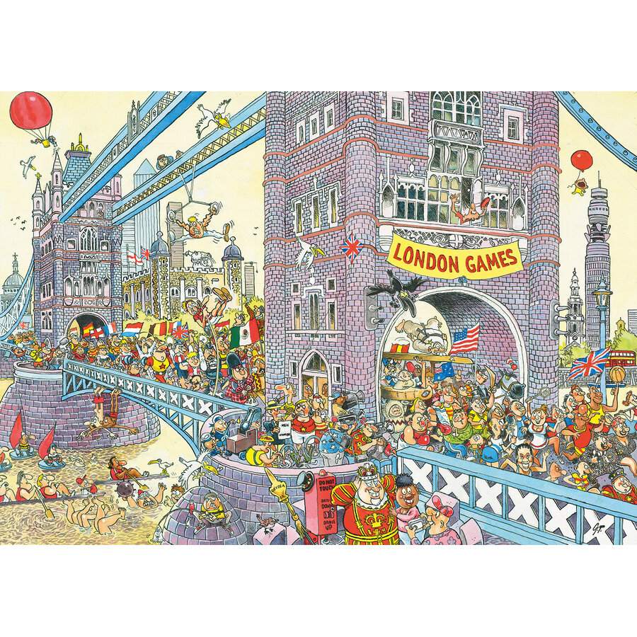 Wasgij Retro Mystery 8 - The Final Hurdle  - 1000 pieces-4