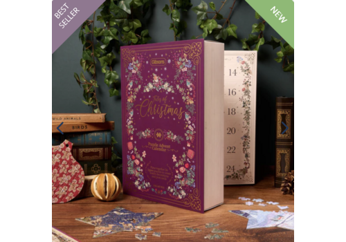  Gibsons Tales of Christmas - Advent Calendar - 24 puzzles originals 