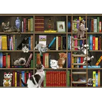 thumb-Kitty Librarians - puzzle of 1000 pieces-2