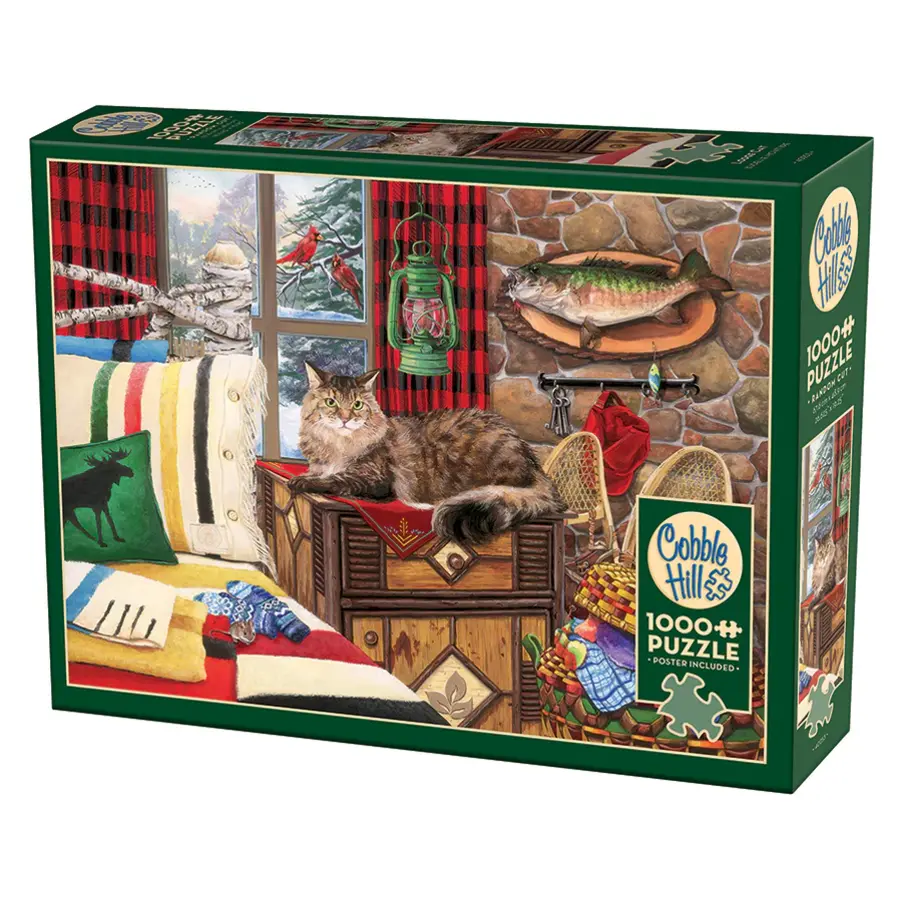 Lodge Cat - puzzle de 1000 pièces-1