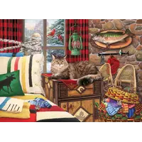 thumb-Lodge Cat - puzzle of 1000 pieces-2