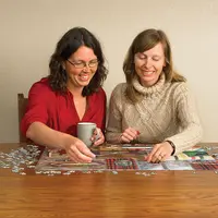 thumb-Lodge Cat - puzzle of 1000 pieces-3