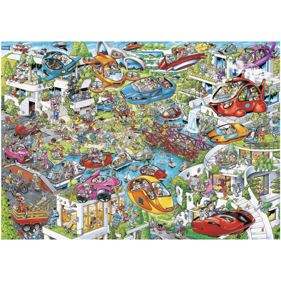 Future Time  - Ray Nicholson -  puzzle of 1000 pieces-2