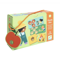 thumb-Puzzel duo - Eerste figuren - 12 x 2 stukjes-1