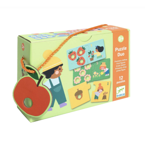  Djeco Puzzle duo - First Figures - 12 x 2 pieces 