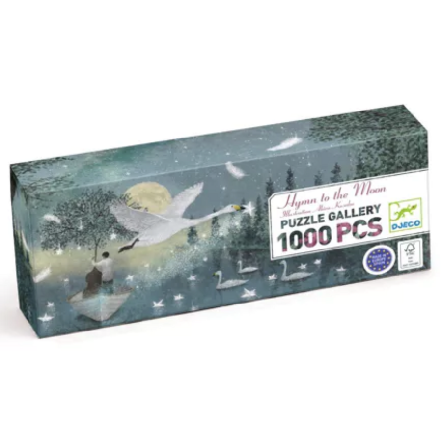 Hymn to the moon - puzzle of 1000 pieces - Panoramic-3