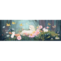 thumb-Aan de rand van het bos  - puzzel van 200 stukjes - Panorama-1