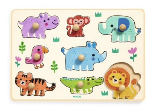  Djeco Hippo 'n Co - 8 pièces 