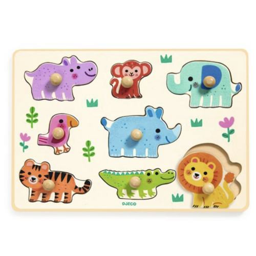  Djeco Hippo 'n Co - 8 pièces 