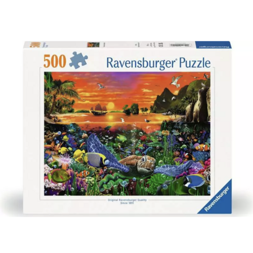 Ravensburger Schildpadden in het rif  - 500 stukjes 