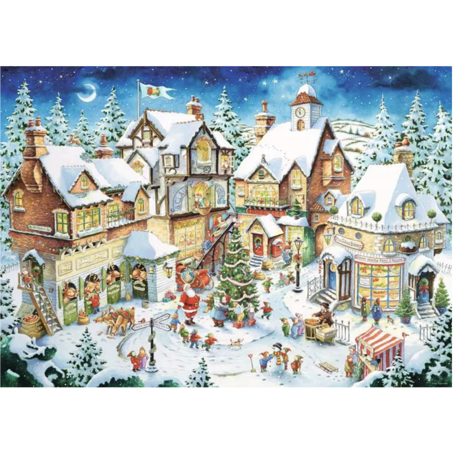 Christmas Village - puzzle de 1000 pièces-1