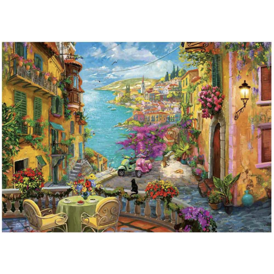 Café espagnol - puzzle de 2000 pièces-2