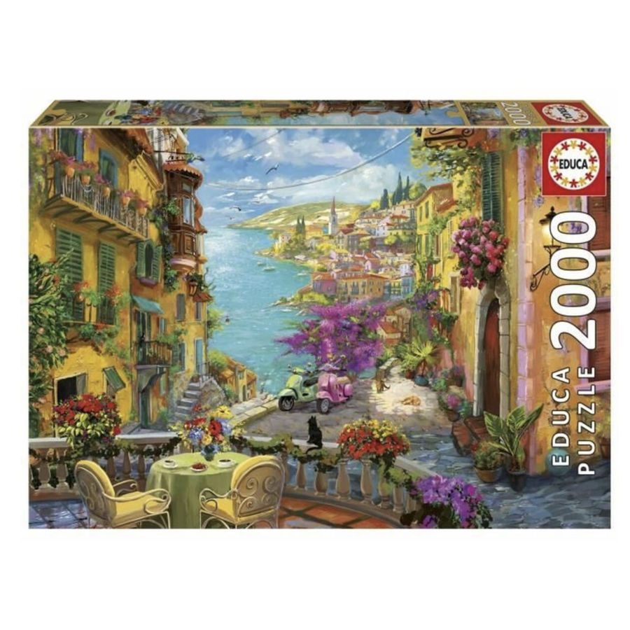 Café espagnol - puzzle de 2000 pièces-1