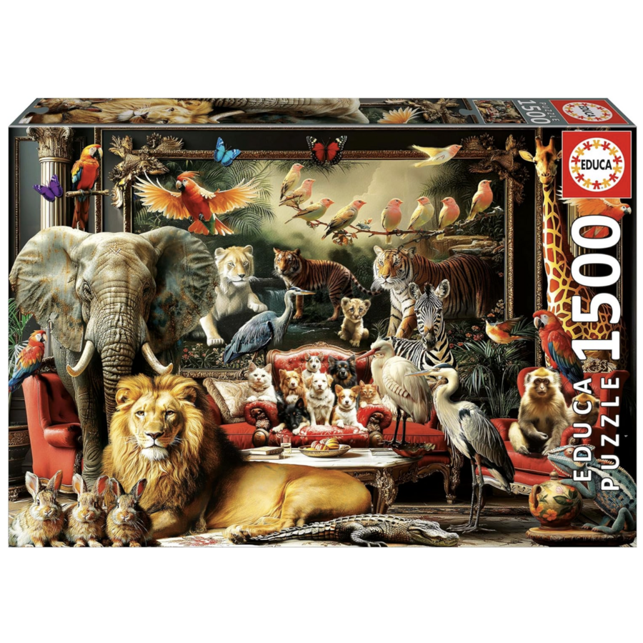 Dierenlandhuis  - legpuzzel van 1500 stukjes-1