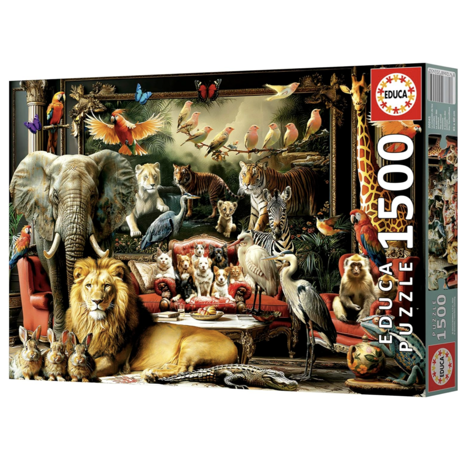 Dierenlandhuis  - legpuzzel van 1500 stukjes-2