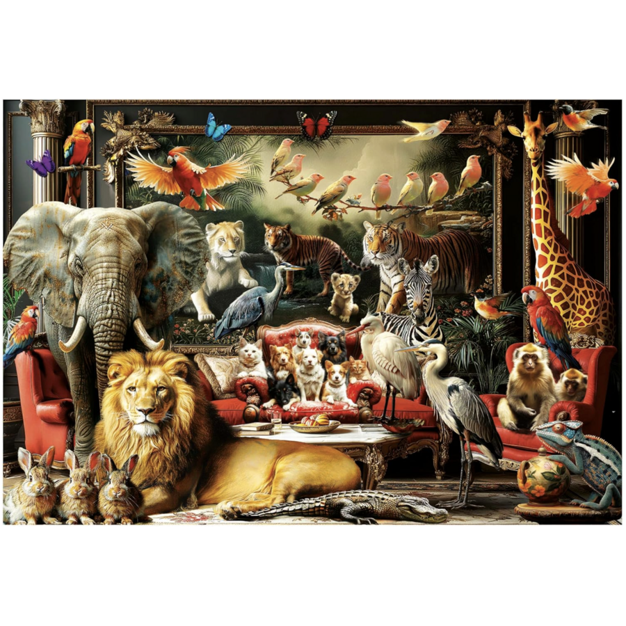Le Manoir des Animaux - puzzle de 1500 pièces-3