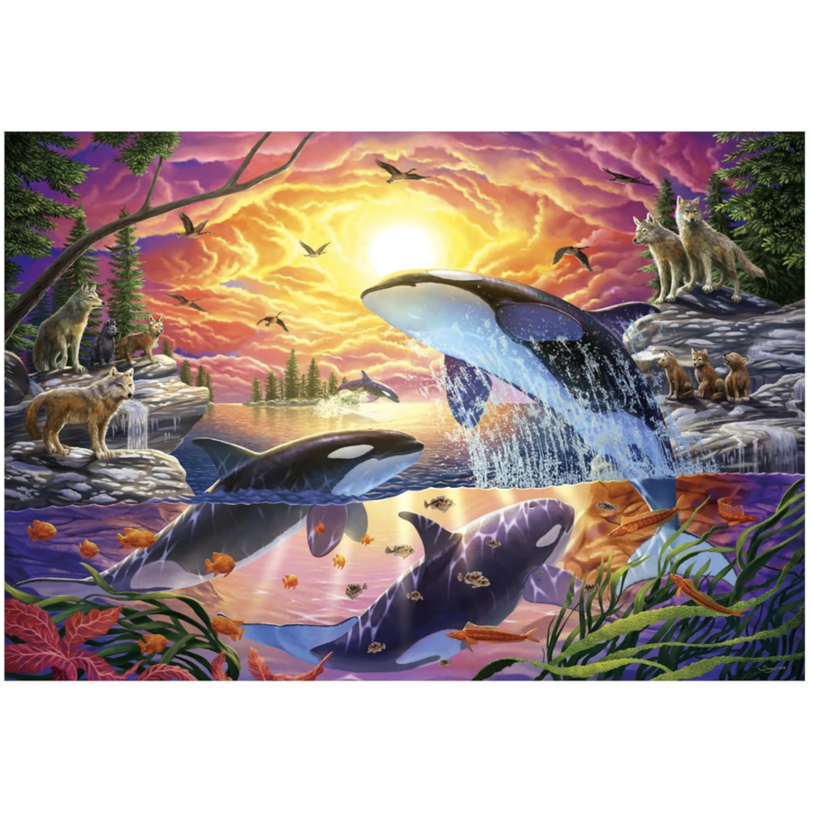 Orques et Loups - puzzle de 4000 pièces-3