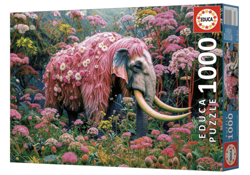  Educa Éléphant Fleuri - 1000 pièces 