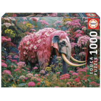 thumb-Éléphant Fleuri - puzzle de 1000 pièces-3