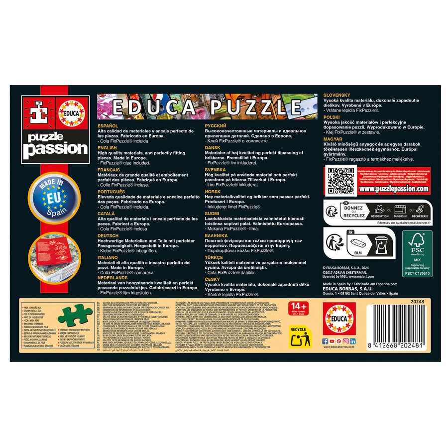 Miniatuur puzzel - Europese Symbolen- 1000 stukjes-3