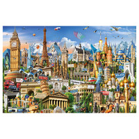 thumb-Miniatuur puzzel - Europese Symbolen- 1000 stukjes-4