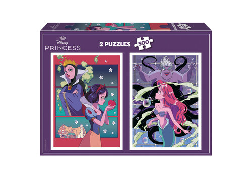  Educa Disney Villains & Princess - 2 x 500 stukjes puzzel 