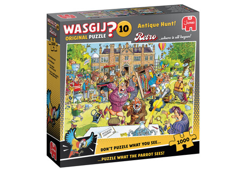  Jumbo PRE-ORDER - Wasgij Retro Original 10 - Antique Hunt! - 1000 pieces 