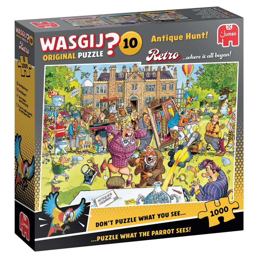 PRE-ORDER - Wasgij Retro Original 10 - Chasse aux antiquités !  - 1000 pièces-1