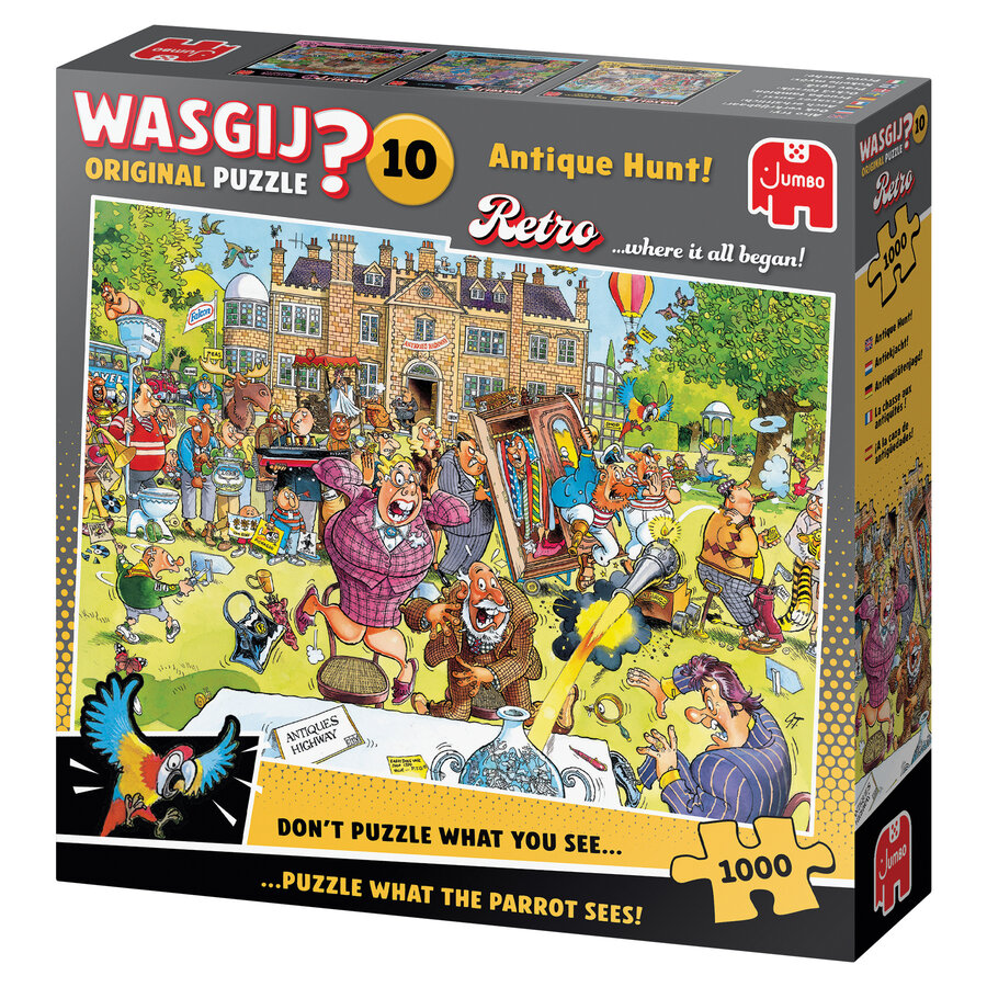 PRE-ORDER - Wasgij Retro Original 10 - Chasse aux antiquités !  - 1000 pièces-2
