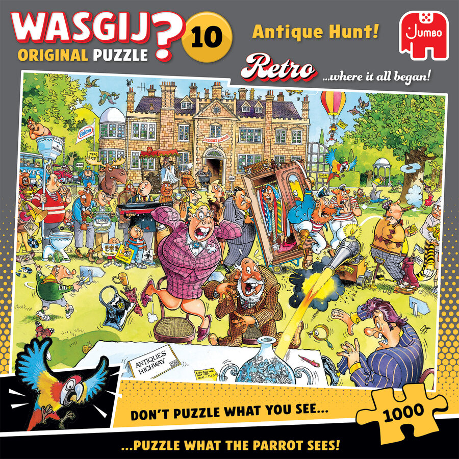 PRE-ORDER - Wasgij Retro Original 10 - Chasse aux antiquités !  - 1000 pièces-3