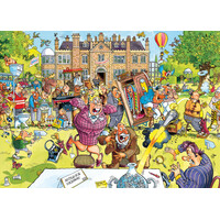 thumb-PRE-ORDER - Wasgij Retro Original 10 - Antique Hunt!  - 1000 pieces-4