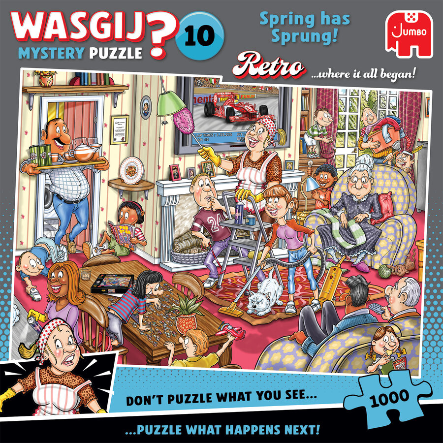 Wasgij Retro Destiny 10 - High Street Hassle!  - 1000 pieces-3