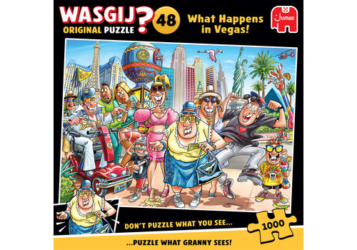  Jumbo PRE-ORDER - Wasgij Original 48 - What happens in Vegas! - 1000 stukjes 