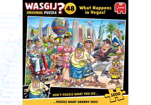  Jumbo Wasgij Original 48 - What happens in Vegas! - 1000 stukjes 
