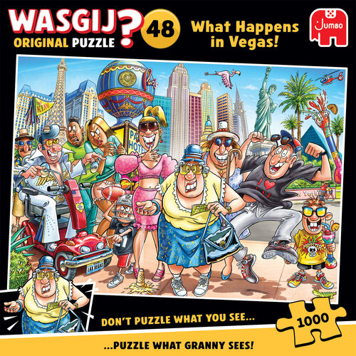  Jumbo Wasgij Original 48 - What happens in Vegas! - 1000 stukjes 