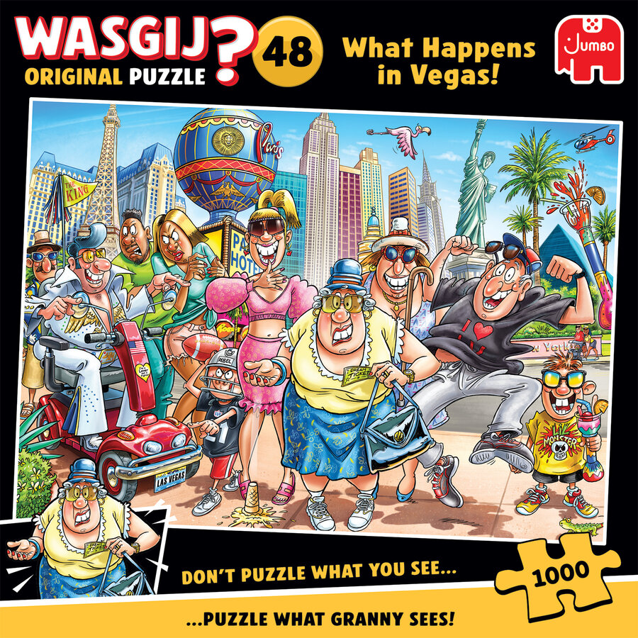 Wasgij Original 48 - What happens in Vegas! - 1000 stukjes-1