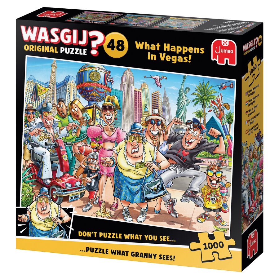 PRE-ORDER - Wasgij Original 48 - What happens in Vegas! - 1000 stukjes-4