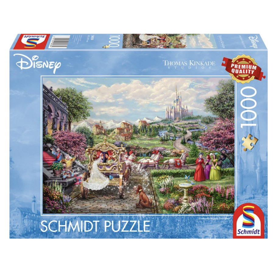 Assepoester Happily Ever After - Thomas Kinkade - puzzel van 1000 stukjes-1