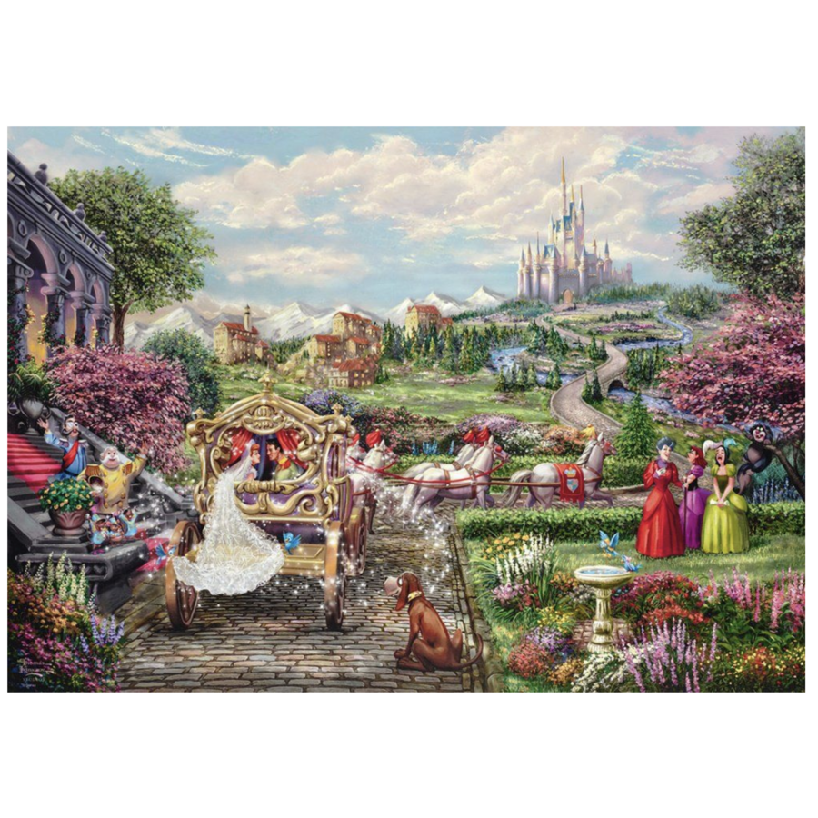 Assepoester Happily Ever After - Thomas Kinkade - puzzel van 1000 stukjes-2