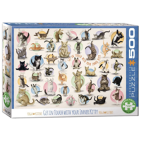 thumb-Yoga Kittens - 500XL pieces - jigsaw puzzle-1