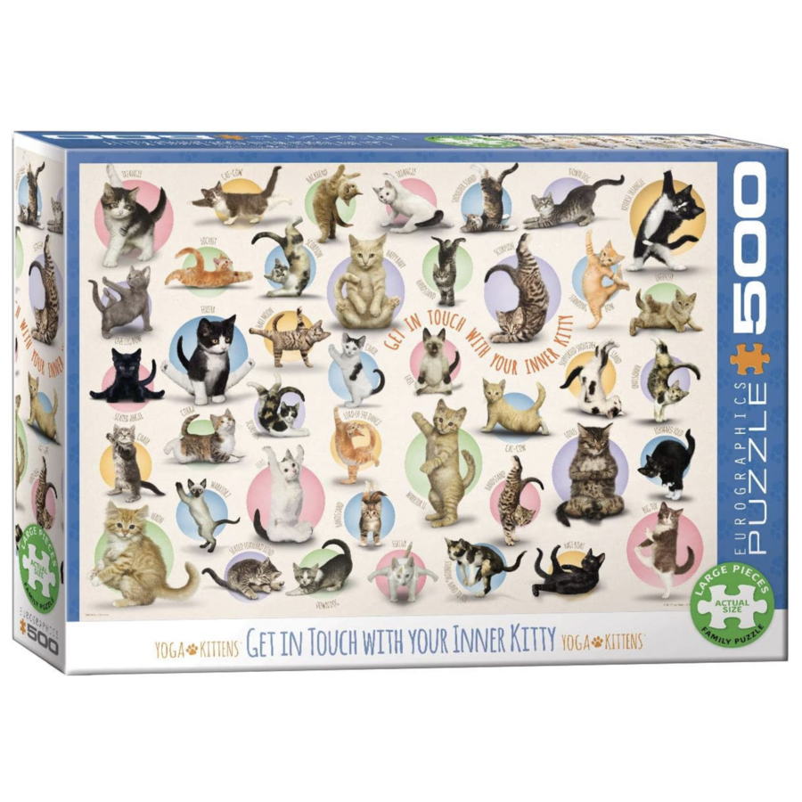 Yoga Kittens - 500XL pieces - jigsaw puzzle-1